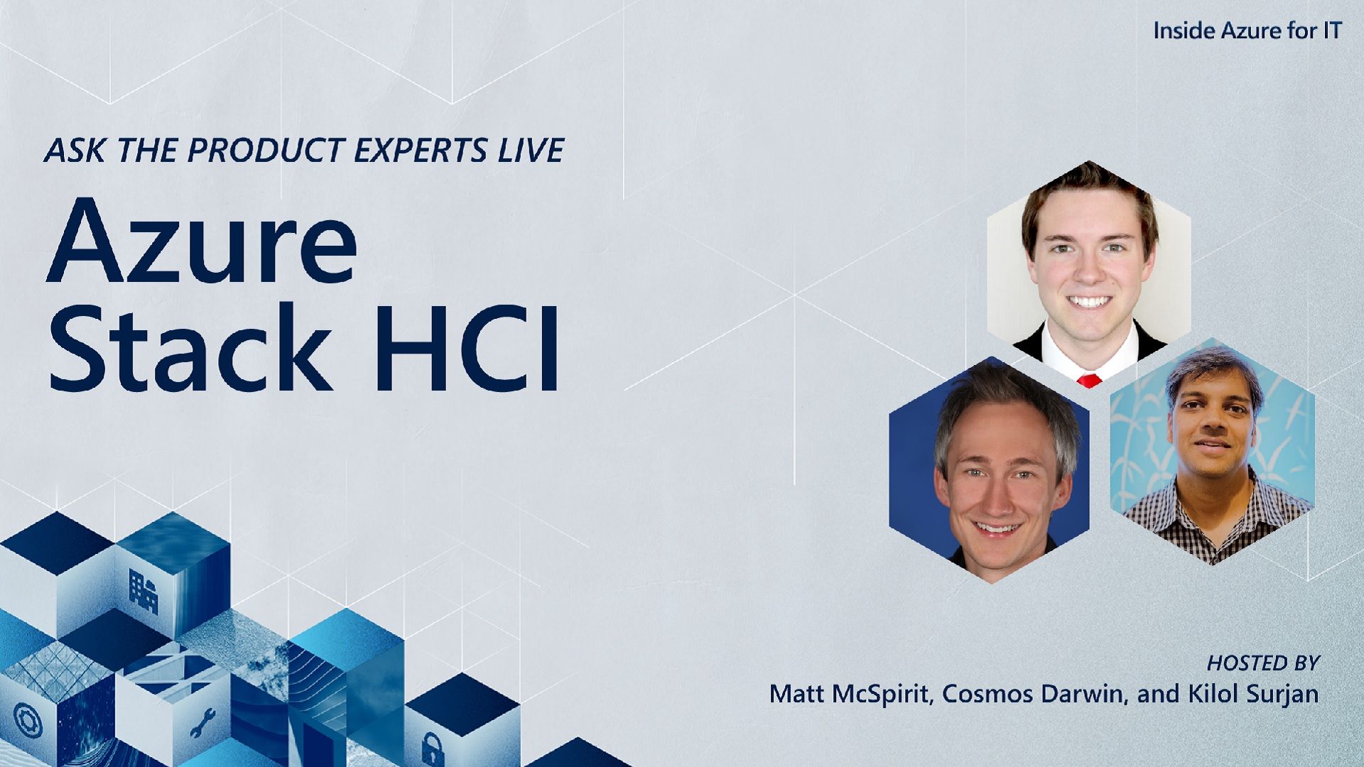 Ask the product experts live: Azure Stack HCI | Inside Azure for IT