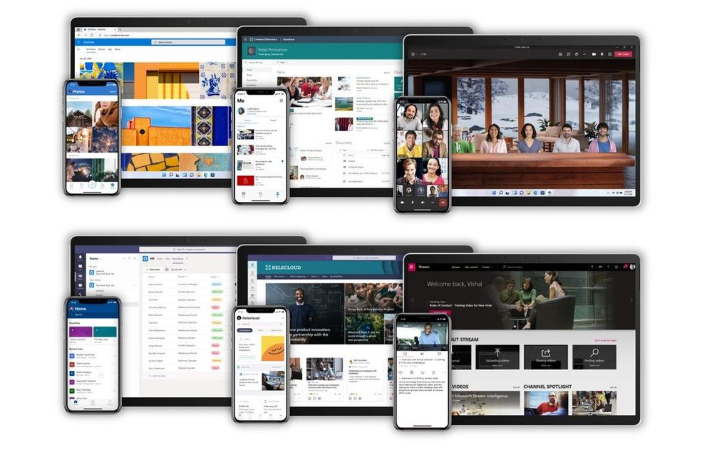 SharePoint powers innovative experiences across Microsoft 365 –Office, Teams, OneDrive, Lists, Yammer, PowerApps, Stream, Viva, our new Whiteboard, and much more – all with unparalleled flexibility, security, and compliance to address growing content collaboration needs worldwide.