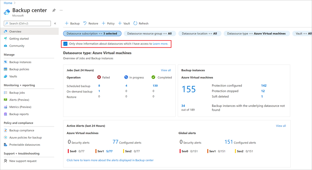 Resource-centric view