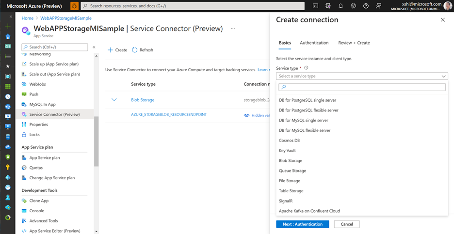 Connecting services has never been so easy with Service Connector – now  Generally Available - Microsoft Community Hub