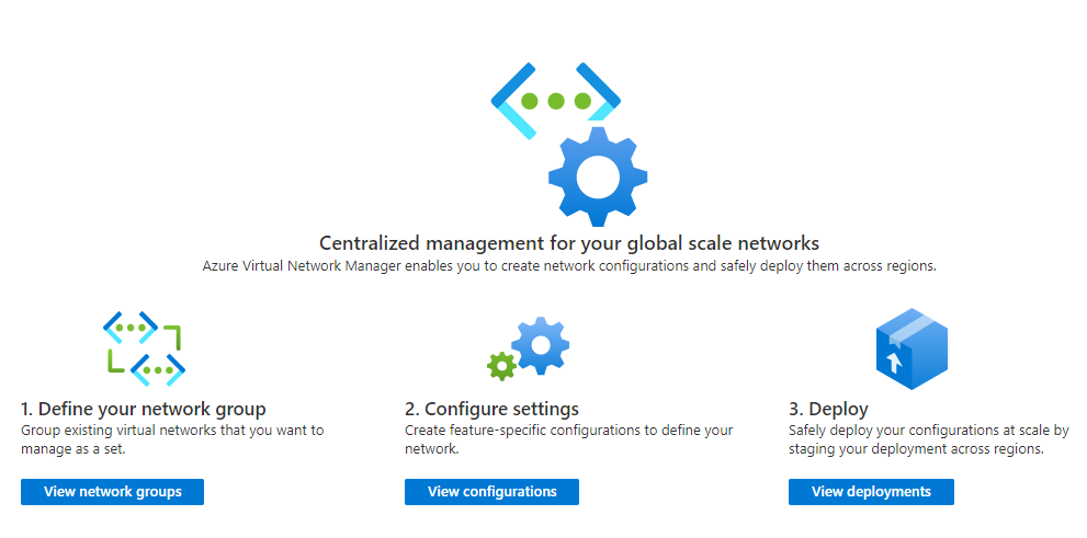 Simplify and Centrally Manage Virtual Networks Using Azure Virtual Network Manager