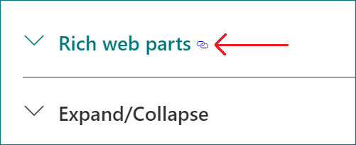 SharePoint Online: Collapsible sections on modern pages - Microsoft  Community Hub
