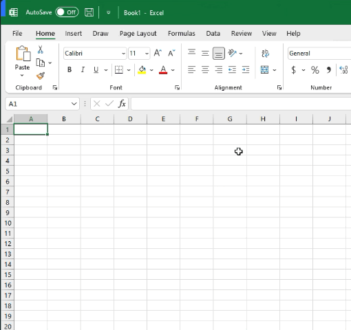 Animated gif showing the Excel ribbon. The mouse clicks the Feedback button and then clicks "I have a suggestion".