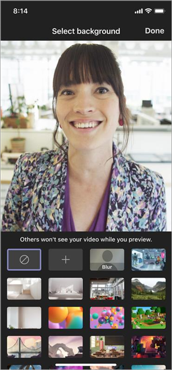 Change your background before a meeting starts – now available for Microsoft Teams for Android.