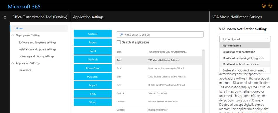 Setting preferences for Office 365 ProPlus using the Office Customization  Tool for Click-to-Run - Microsoft Community Hub