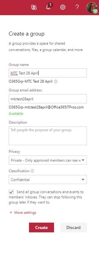 Office 365 Naming Policy in action
