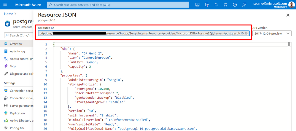 SingleServerPostgreSQL-ResourceID.png