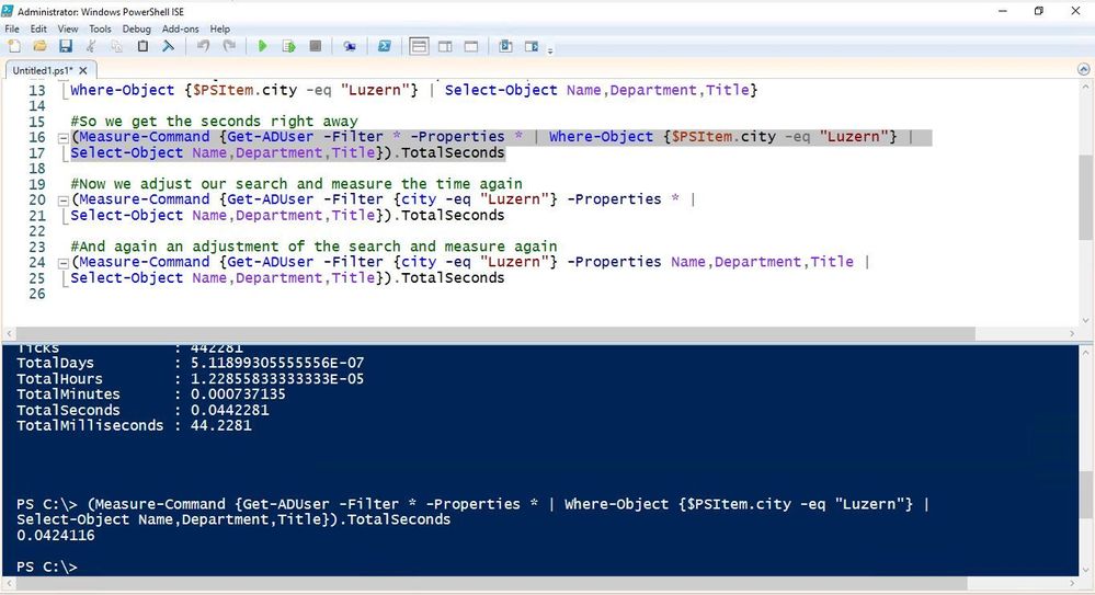Why a query with PowerShell in Active Directory should be built very  precisely! - Microsoft Community Hub
