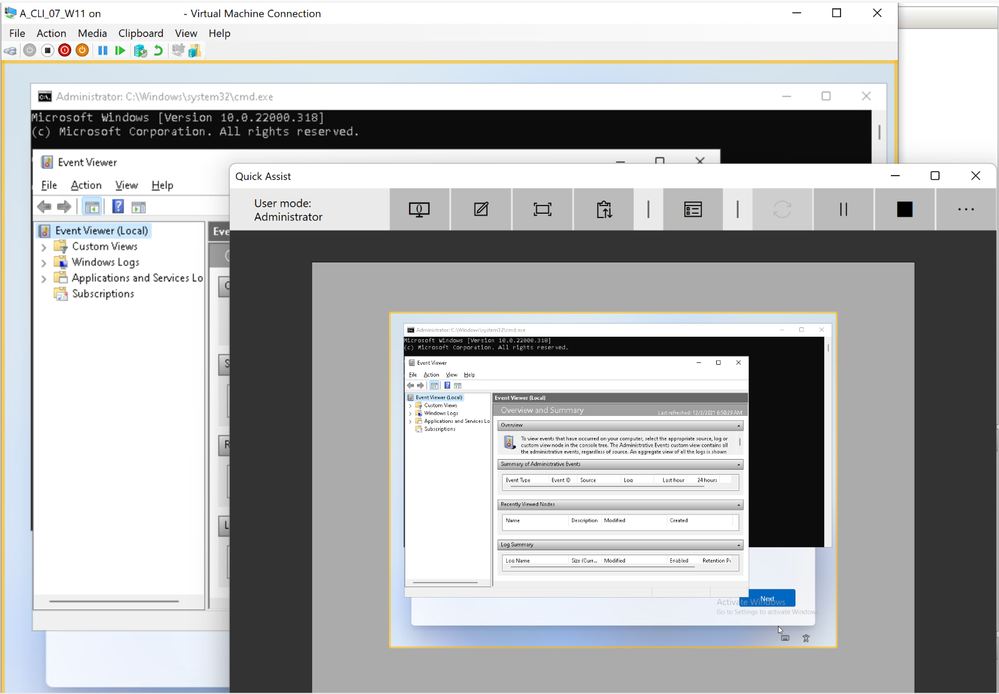 Analyzing Event Viewer logs