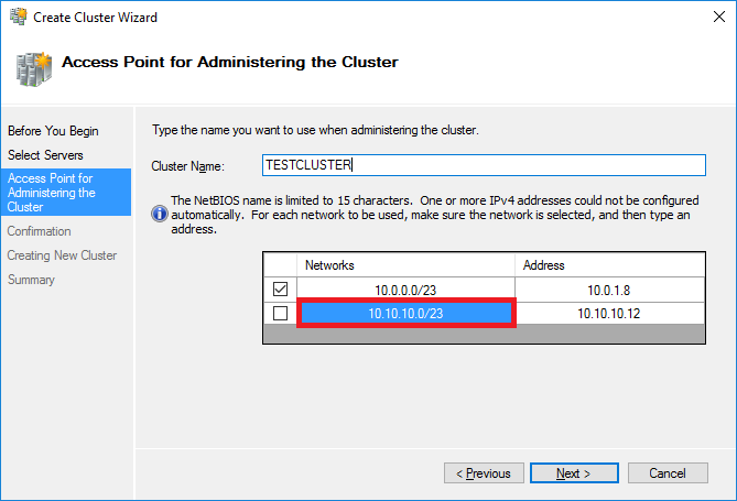 Multi site Windows Failover Clustering - different subnets - Microsoft  Community Hub
