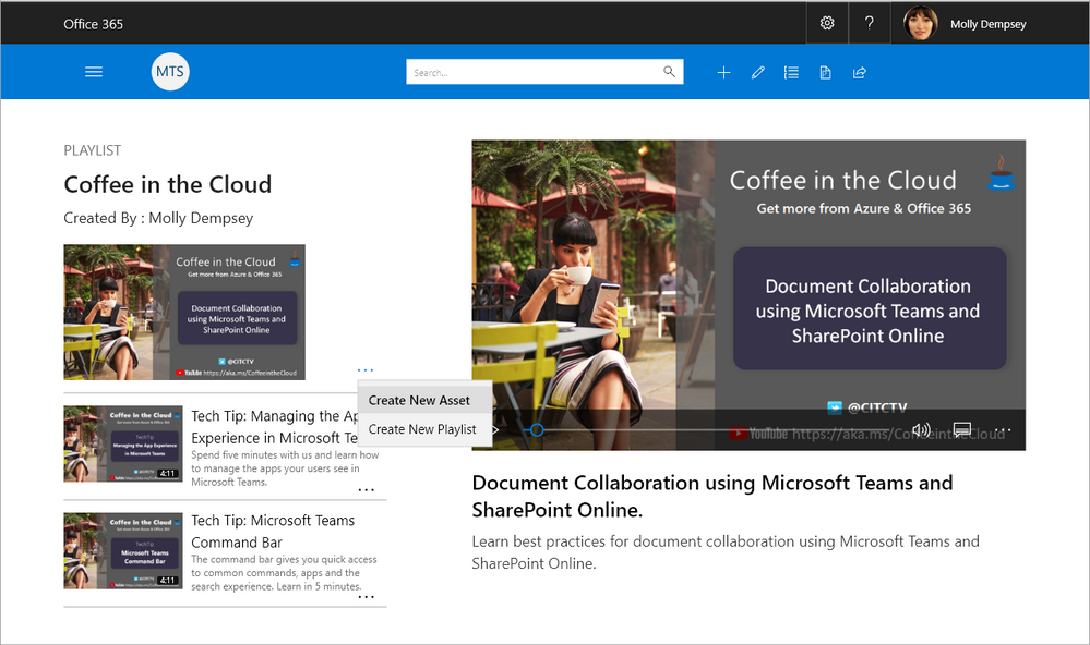 Microsoft Training Services - delivering content straight to your intranet