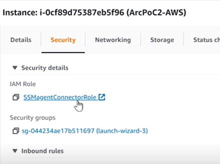 AWS IAM role assigned to instance