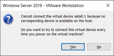 Windows Server 2019 evaluation installation in VMware workstartion error -  Microsoft Community Hub
