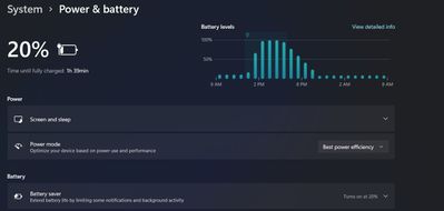 Battery Level - 6 months update - Settings