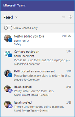 thumbnail image 5 captioned Notifications for community members