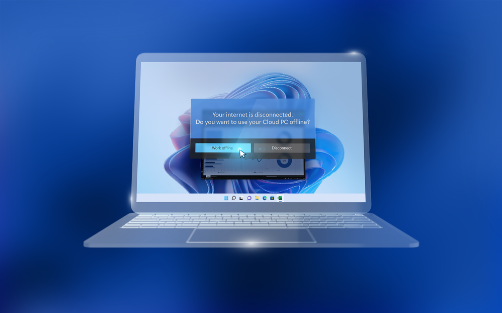 Work on your Windows 365 Cloud PC anytime, even when not connected to the Internet