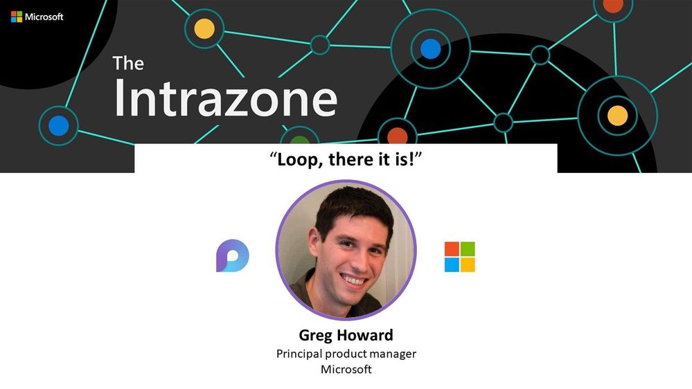 Intrazone guest: Greg Howard – Principal product manager at Microsoft (Microsoft Loop and Fluid Framework (Office Experience Organization)).