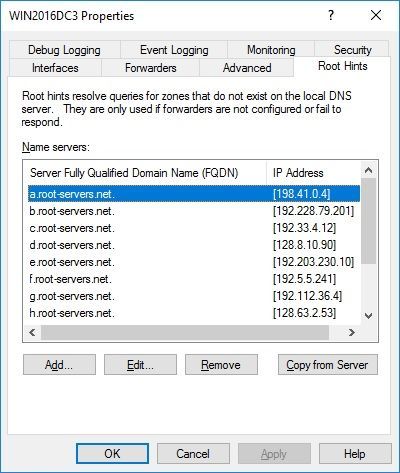Windows Server 2016 No Internet Access after AD, DNS and DHCP setup -  Microsoft Community Hub