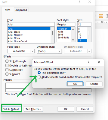 Applying a Style to text in a table doesn't use Style font. - Microsoft  Community Hub