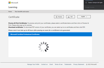 Ayuda no puedo descargar el certificado que aprobe de Microsoft Office  Specialist-Microsoft Excel - Microsoft Community Hub