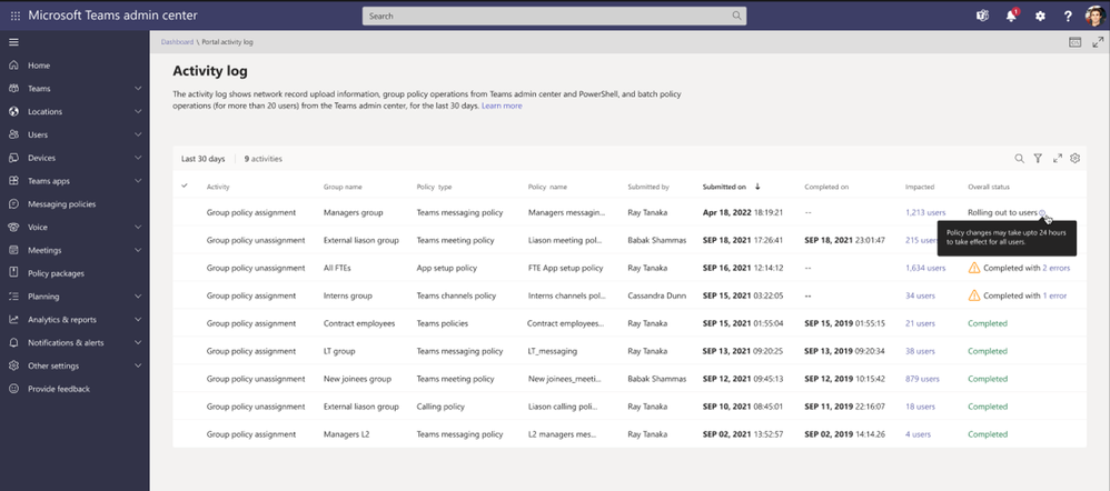 Policy operations details in enhanced activity log.png