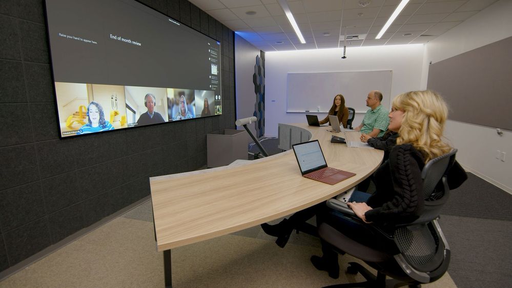 thumbnail image 2 of blog post titled 
	
	
	 
	
	
	
				
		
			
				
						
							Crafting a new hybrid meeting room experience at Microsoft with Microsoft Teams
							
						
					
			
		
	
			
	
	
	
	
	
