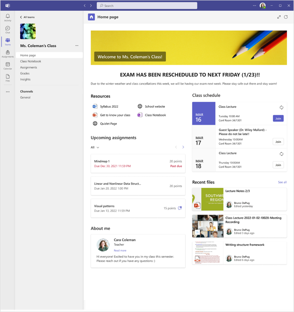 immagine di anteprima 1 del post del blog intitolato Novità di Microsoft Teams for Education | giugno 2022 