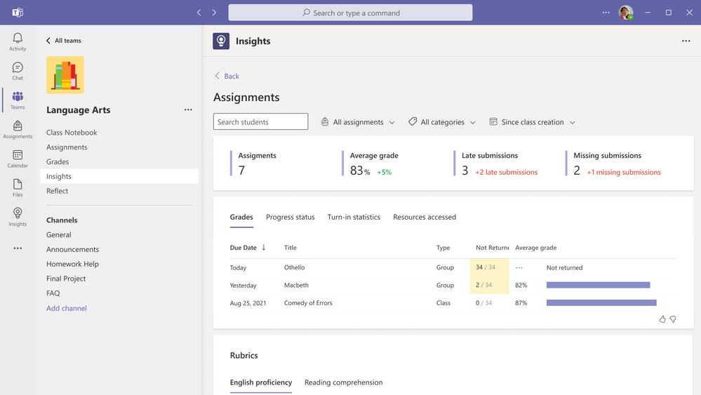 immagine di anteprima 7 del post del blog intitolato Novità in Microsoft Teams for Education | giugno 2022 