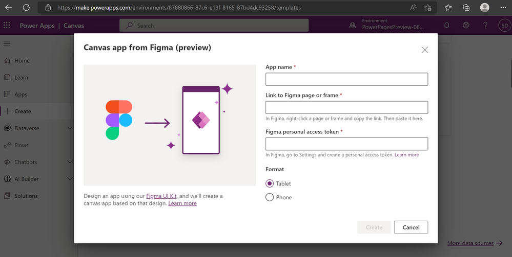 Picture showing Figma to App feature