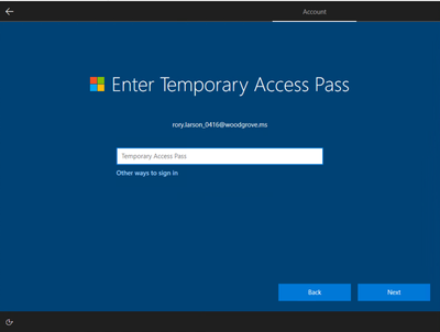 thumbnail image 4 of blog post titled                                              Secure authentication method provisioning with Temporary Access Pass