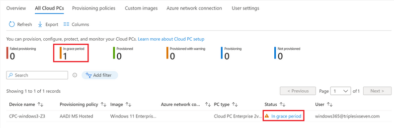 thumbnail image 2 of blog post titled Deprovisioning Cloud PCs in Windows 365 