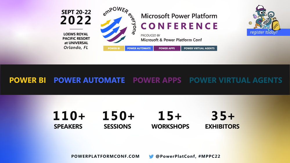 Microsoft Power Platform Conference impact – September 20-22, 2022, Orlando, FL - Lowes Royal Pacific Resort.