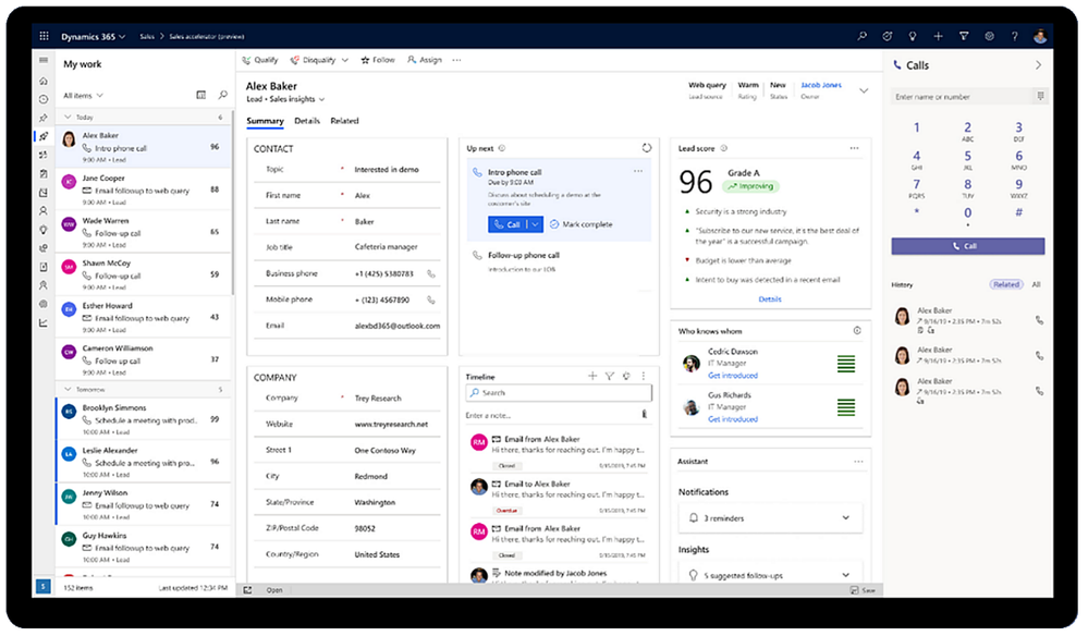 Azure Communication Services support for Teams identities enables built-in calling capabilities for Dynamics 365 Sales