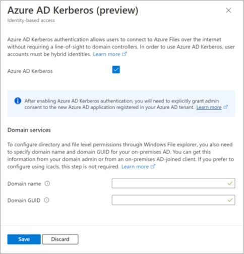 Public Preview: Leverage Azure Active Directory Kerberos with Azure Files for hybrid identities