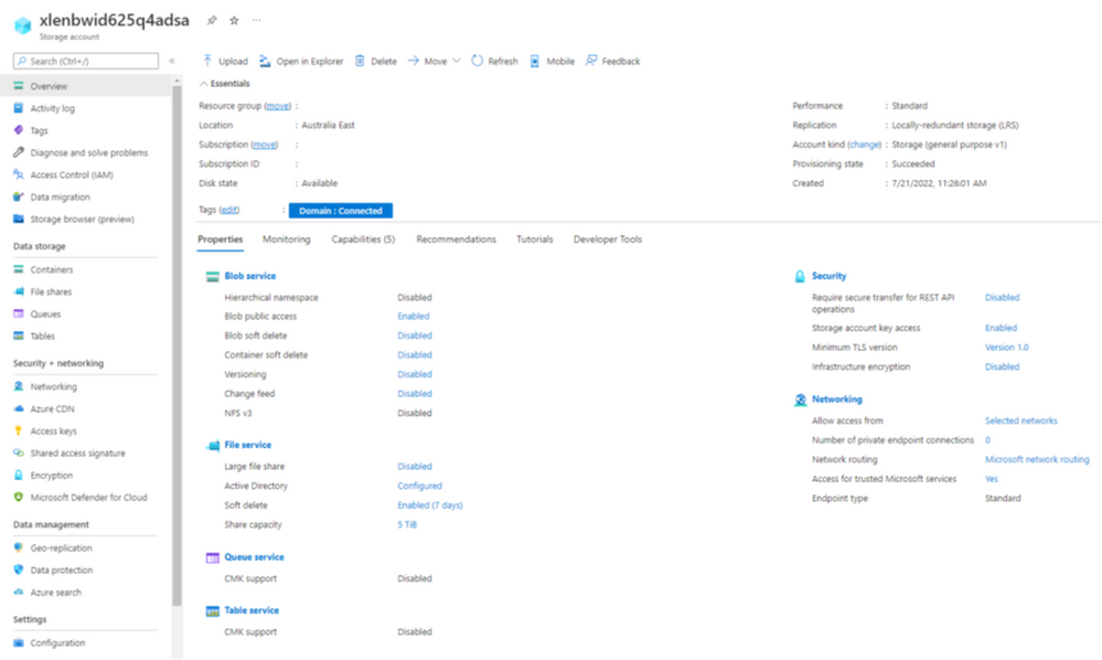 Domain Join a Storage Account Leveraging Azure Automation - Microsoft  Community Hub