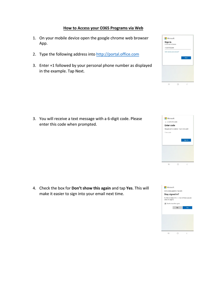 How to Access Company O365 Web Application on your personal device Company info removed_Page_1.png