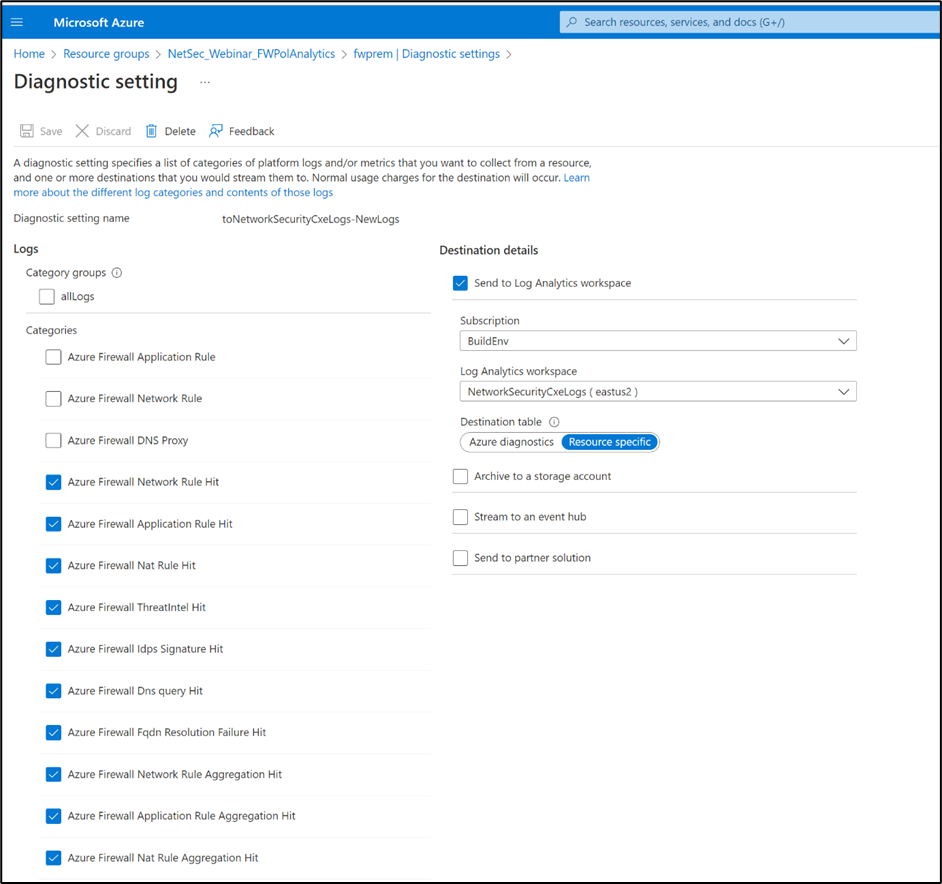 Exploring the New Resource Specific Structured Logging in Azure Firewall