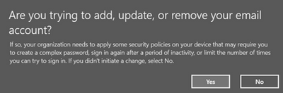 Are you trying to add, update, or remove your email account - Microsoft  Community Hub