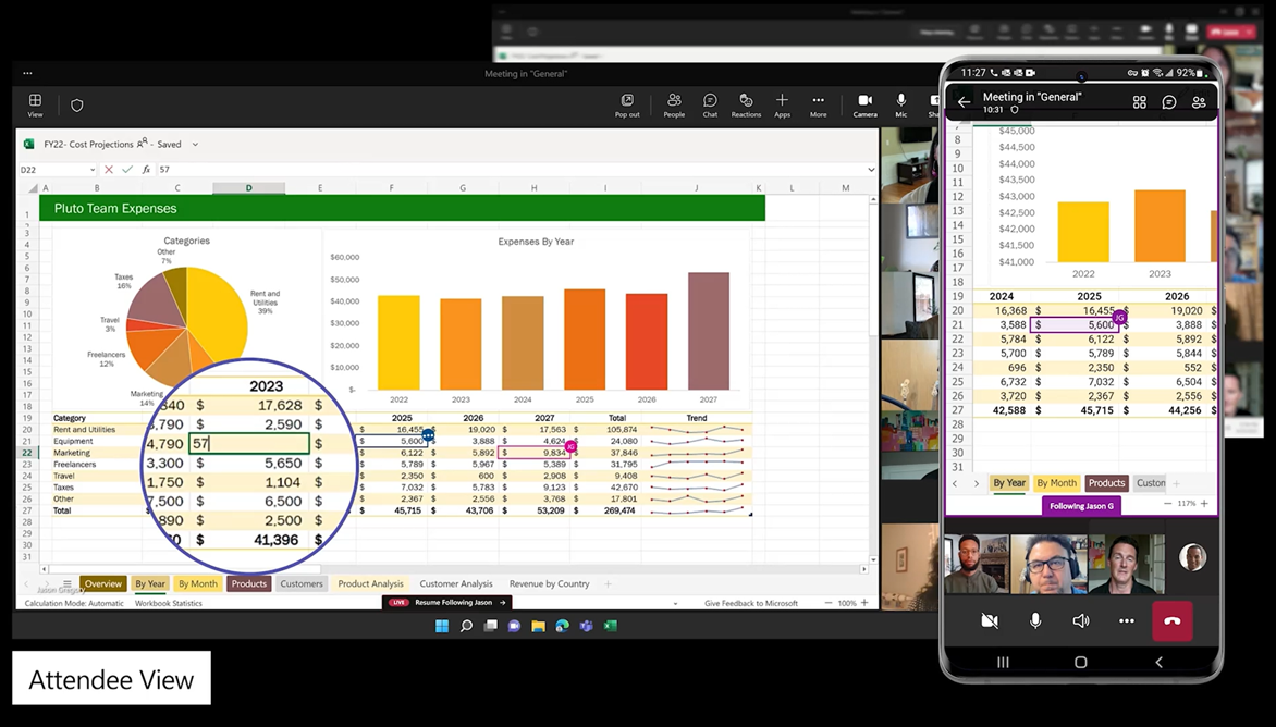 How to use Excel's new live collaboration features