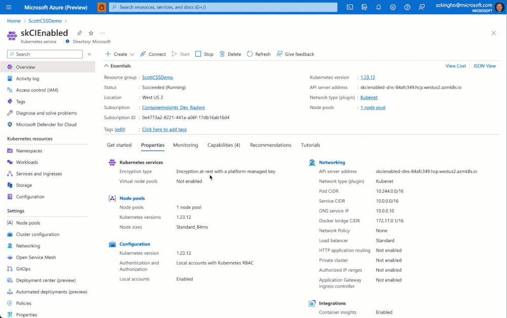 Enable Azure Monitor managed service for Prometheus from Azure Kubernetes Service and Container Insights