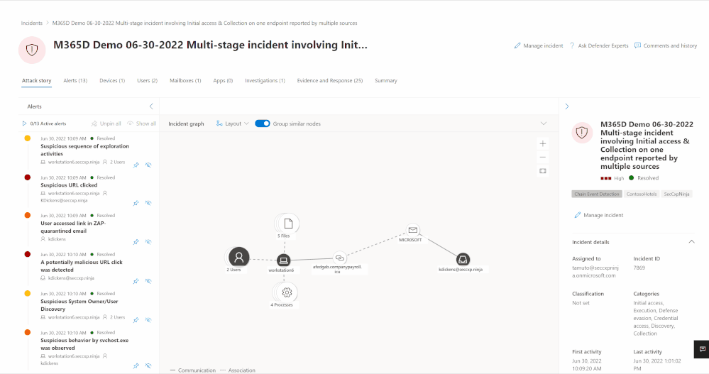 Image-2 Interactive views on the new incident page