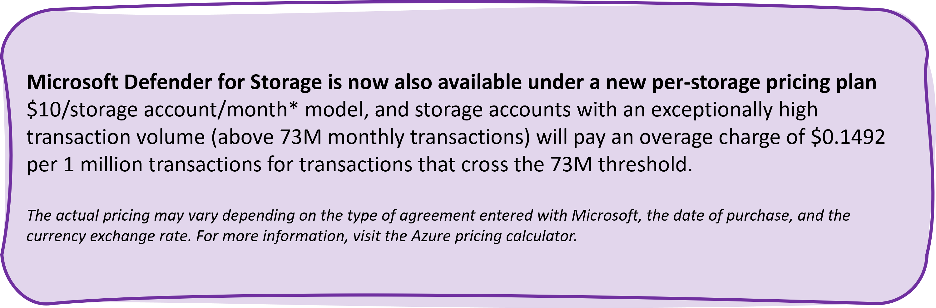 Microsoft Defender for Storage – Price Estimation Dashboard - Microsoft  Community Hub
