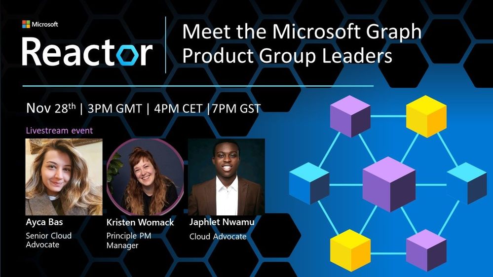 Meet the Microsoft Graph Product Leaders session banner