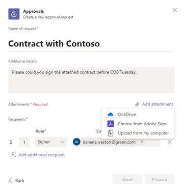 Upload documents form OneDrive for Business in E-signature Approvals.png