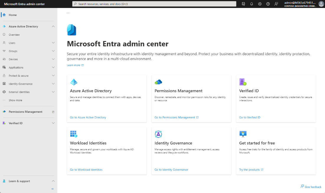 New Admin Center Unifies Azure AD with Other Identity and Access Products