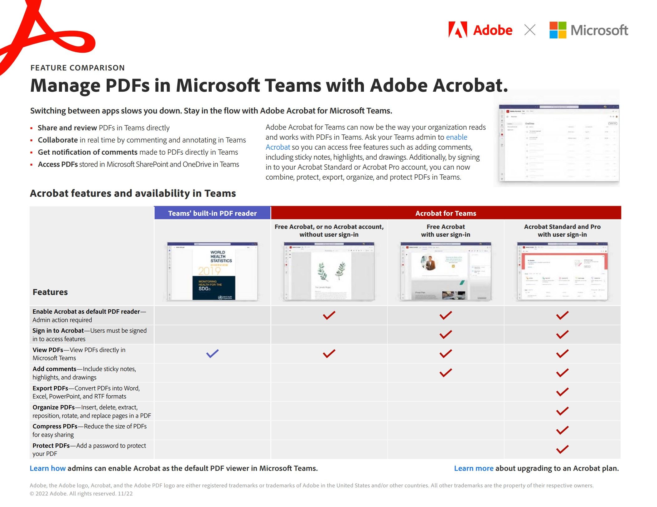 iets Advertentie Vorige Adobe Acrobat streamlines the PDF experience in Microsoft Teams - Microsoft  Community Hub