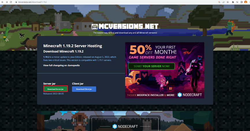 Minecraft 1.19.2 Java Edition Download