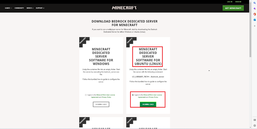 Download Minecraft & Server Software