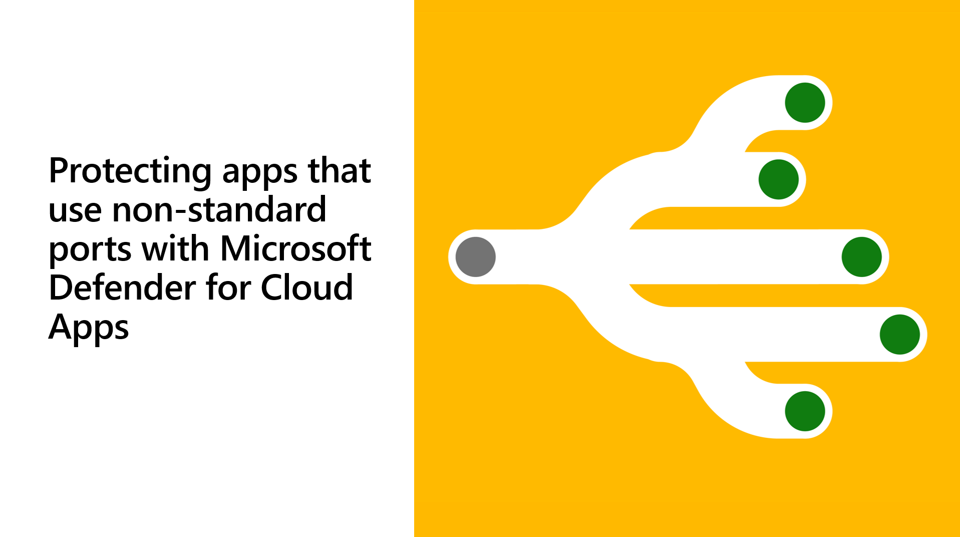 Protecting apps that use non-standard ports with Microsoft Defender for Cloud Apps