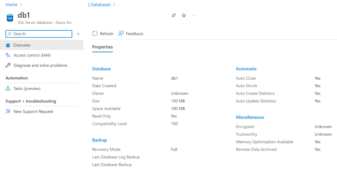 Announcing Public Preview of Viewing SQL Server Databases - Azure Arc